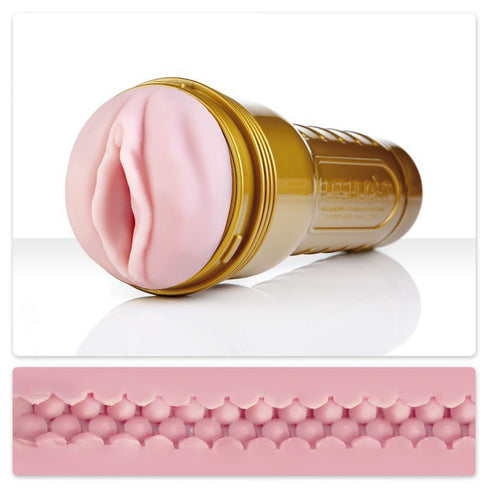 Fleshlight Stamina Training Unit  Pink Lady Gold Case with Retail Packaging